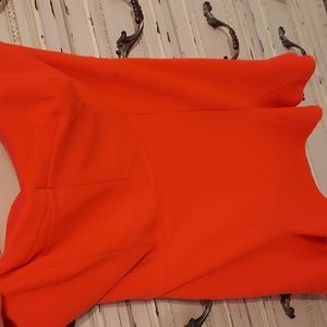 Gianni Bini strapless body con dress, Neon Orange Sz Med NWT